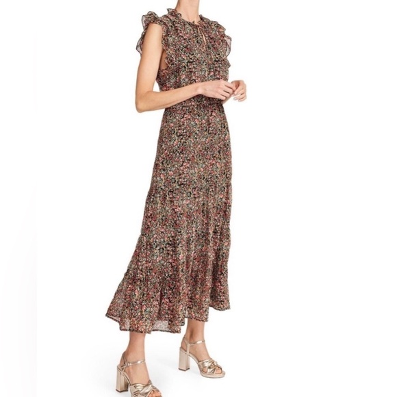 BB Dakota Steve Madden Ditsy Dress Floral Size Large NWT - Picture 3 of 16